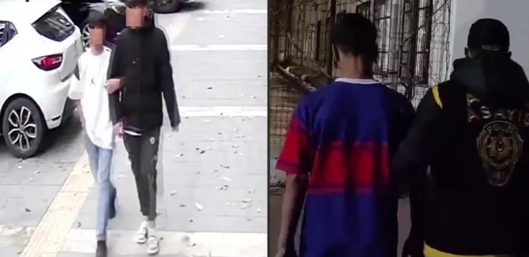 Adana’da 2 öğrenciyi bıçaklayıp 4 öğrenciyi gasbeden 2 zanlı yakalandı